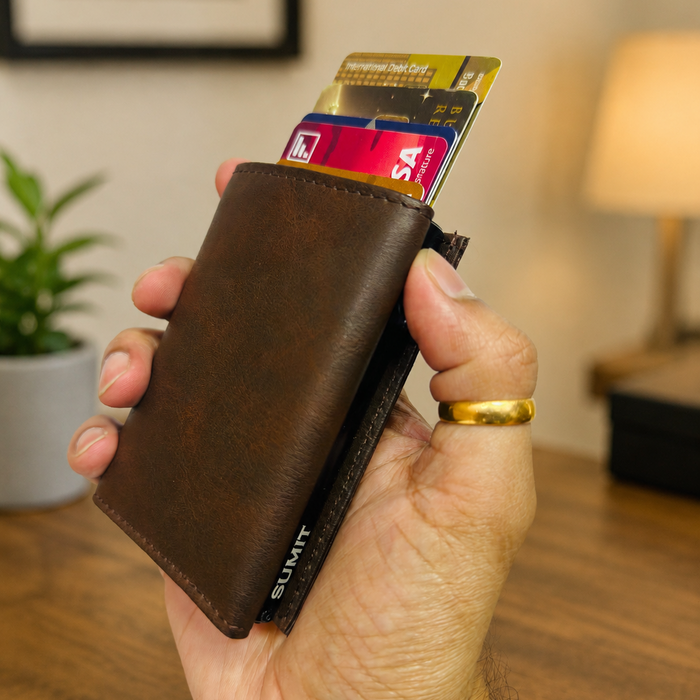 Personalised Wallet Card Holder