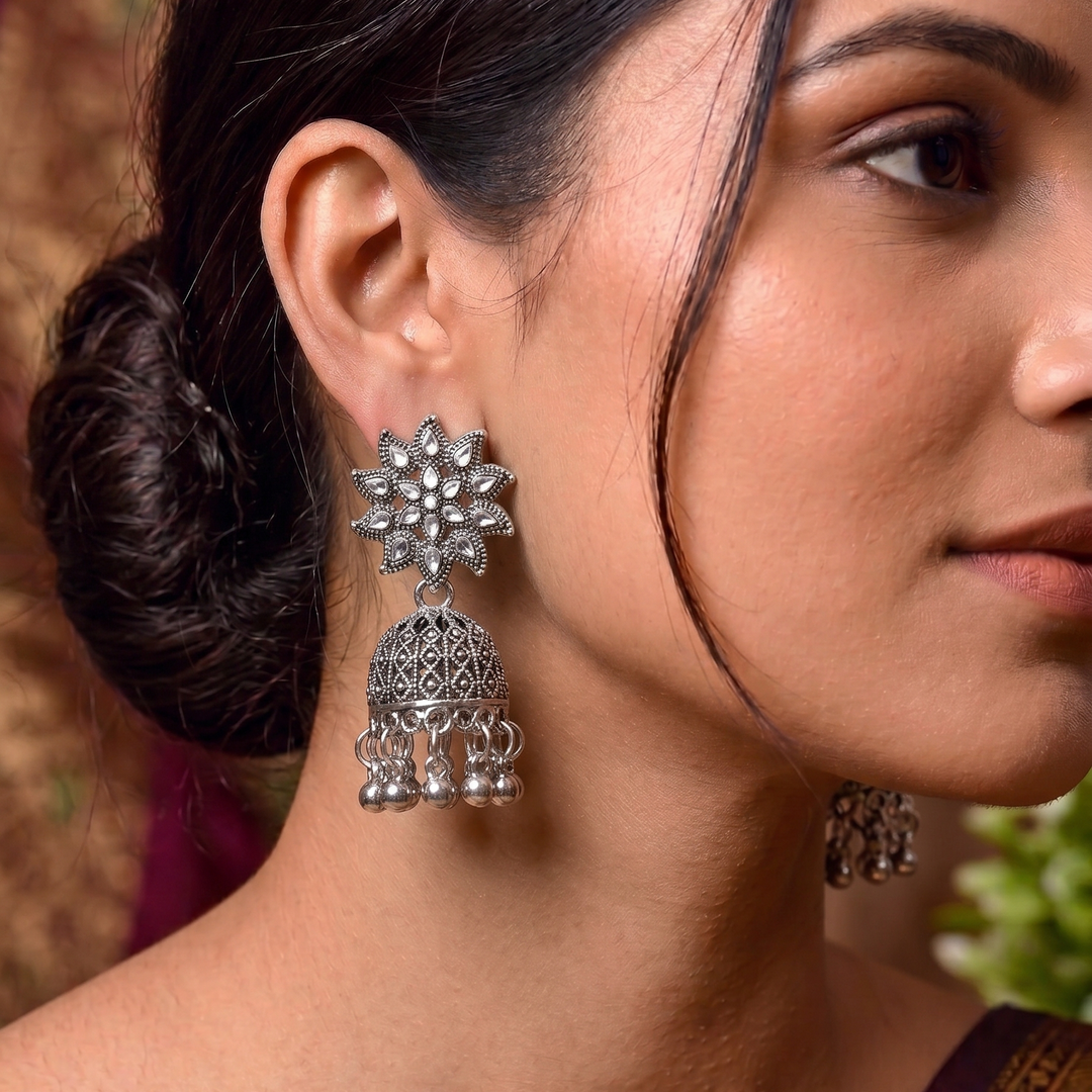 Personalised 12 Jhumka Box with Mirror