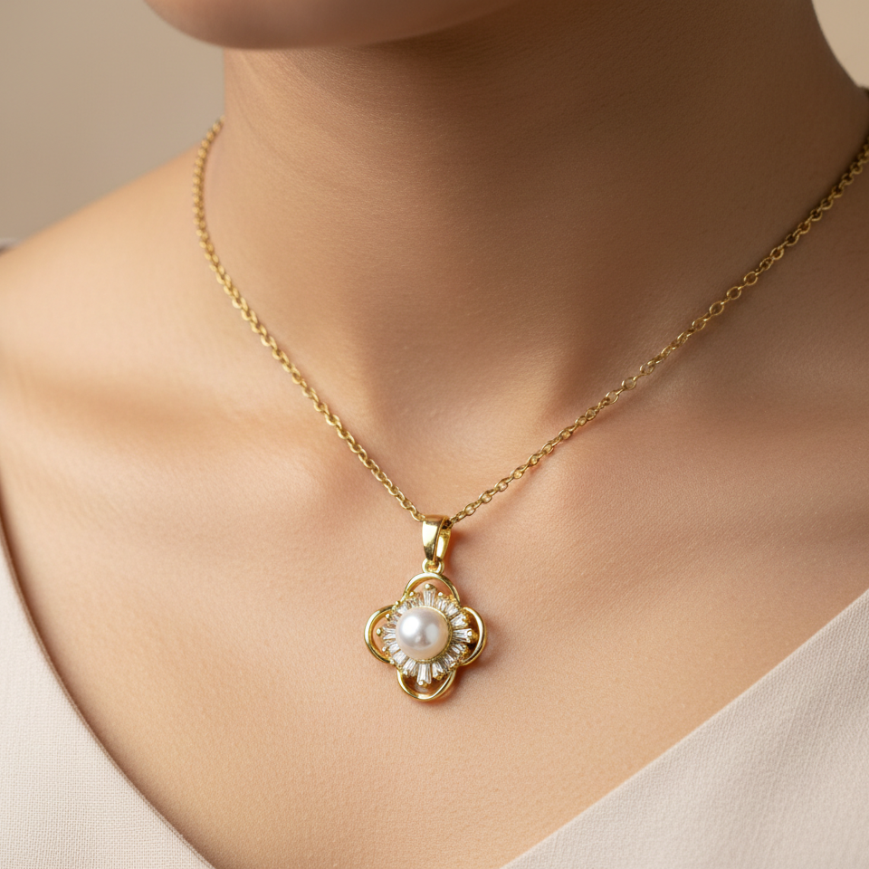 18K Gold Plated Set of 6 Necklace & Earring Sets with Folding Box